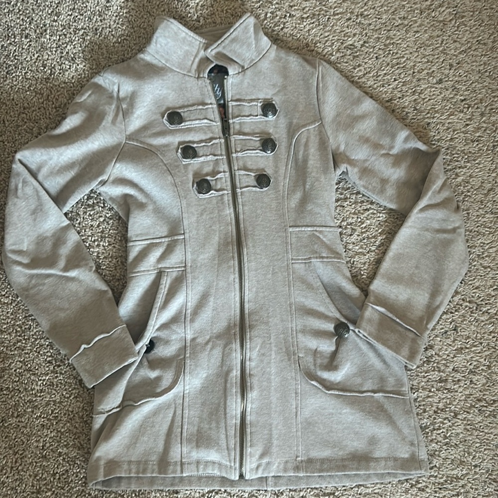 Vanity full zip lightweight shirt/jacket